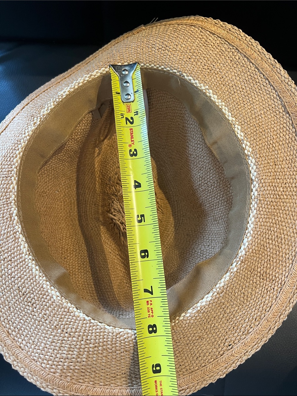 GAP Natural Straw Fedora Hat - Picture 6 of 7